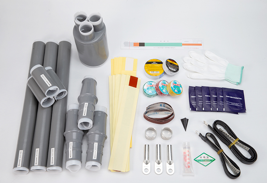 10KV 3-cores Cold Shrinkable Indoor Termination Kits